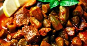 طرز تهیه خورش بامیه خوشمزه و مچلسی جا افتاده با گوشت گوسفندی و گوساله برای دو نفر 2 نفر ، طرز تهیه و دستور پخت خورشت بامیه برای 4 نفر ، khoresh-bamie