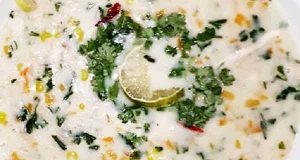 طرز تهیه سوپ شیر با جو پرک و خامه و قرچ ، دستور پخت سوپ شیر و سفید ساده برای کودک ، مواد لازم سوپ سفید ، soup-shir