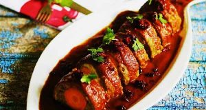 رولت گوشت، طرز تهیه رولت گوشت خوشمزه و مجلسی مرحله به مرحله, آموزش درست کردن رولت گوشت تصویری, rolet gosht