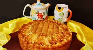 طرز تهیه کیک سیب و دارچین خوشمزه و مجلسی در منزل مرحله به مرحله ، cake-sib-darchin