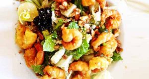 سالاد میگو، طرز تهیه و پخت سلاد میگو خوشمزه و مجلسی در منزل ، salad migo