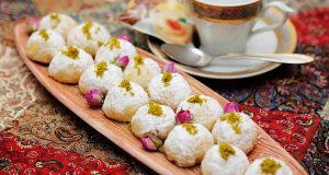 شیرینی قطاب، طرز تهیه و پخت شیرینی قطاب خوشمزه و مجلسی در منزل مرحله به مرحله، shirini-ghotab