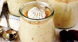 طرز تهیه پودینگ خرمای خوشمزه و مجلسی برای افطار مرحله به مرحله در خانه، pudding khorma