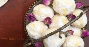 طرز تهیه شیرینی نارگیل و لیمو خوشمزه و مجلسی حرفه ای در خانه مرحله به مرحله، shirini nargili limooyi