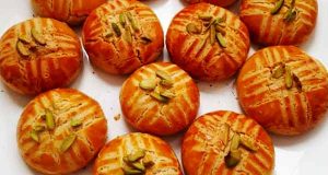 طرز تهیه و روش پخت کلوچه رژیمی بدون کره و شکر بسیار خوشمزه و مقوی در منزل برای خانم ها، kolache-regime
