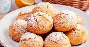 طرز تهیه کوکی لیمویی ترک دار خوشمزه و خوش عطر بازاری در خانه و منزل مرحله به مرحله
