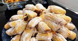 طرز تهیه کوکی خرمایی مغزدار و خوشمزه با گردو