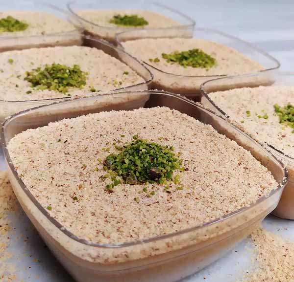 طرز تهیه محلبی نسکافه ای اصل و خوشمزه با بیسکویت ، دستور پخت محلبی نسکافه ای