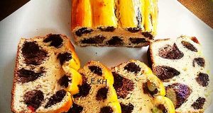 طرز تهیه نان زرافه ای خوشمزه و سه رنگ برای صبحانه مرحله به مرحله در منزل و خانه