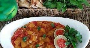طرز تهیه یتیمچه بادمجان خوشمزه و تهرانی با سیب زمینی، دستور پخت یتیمچه بادمجون و سیب زمینی خانگی اصفهانی، شیرازی، تبریزی در منزل مرحله به مرحله