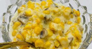 طرز تهیه ذرت مکزیکی خوشمزه و کشدار به سبک خیابانی ، دستور پخت ذرت مکزیکی ساده به روش فست فودی بدون قارچ بدون پنیر پیتزا با کالباس و گوشت در منزل مرحله به مرحله