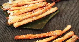 طرز تهیه چوب شور ساده خانگی و کنجدی به روش بازاری ، دستور تهیه چوب شور رنگی و سیب زمینی یلدایی بدون فر و بدون شیر در منزل مرحله به مرحله
