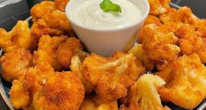طرز تهیه گل کلم سوخاری خوشمزه و پفکی به روش رستورانی ، دستور پخت گل کلم سوخاری با خمیر پنبه در فر به صورت ساده و رژیمی