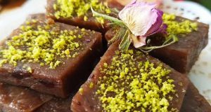 طرز تهیه حلوا گردویی ساده و خوشمزه شمالی با برنج ، دستور پخت حلوا گردویی شمالی ساده و خوشمزه مخصوص برای مراسم نذری مرحله به مرحله در منزل و خانه