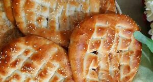 طرز تهیه نان بربری سبوس دار خوشمزه و خانگی برای صبحانه مرحله به مرحله در منزل ، دستور پخت نان بربری سبوس دار