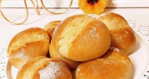طرز تهیه نان فرانسوی گرد و خوشمزه فرنچ رول خانگی برای صبحانه ، دستور پخت نان فرانسوی خوشمزه و نرم دایره ای سنتی در خانه و منزل برای صبحانه