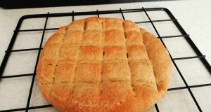 طرز تهیه نان جو سبوس دار خوشمزه و رژیمی در خانه ، دستور پخت نان جو سبوس دار لاغری در منزل مرحله به مرحله با سبوس