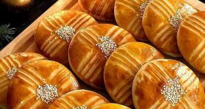 طرز تهیه نان اهری خوشمزه و خانگی تبریز در خانه ، دستور پخت نان اهری محلی به روش تبریز و تهرانی در منزل مرحله به مرحله تصویری و علت خشک شدن شیرینی اهری