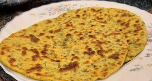 طرز تهیه نان سیب زمینی و سبزیجات خوشمزه و تابه ای ، دستور پخت نان سیب زمینی خانگی با سبزیجات معطر شوید در منزل مرحله به مرحله