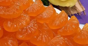 طرز تهیه پاستیل پرتقالی خوشمزه و کشدار با طعم عالی ، دستور تهیه پاستیل پرتقالی کشدار و شفاف بازاری در خانه مرحله به مرحله