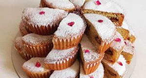 طرز تهیه شیرینی پای سیب سریع و خوشمزه کافی شاپی در منزل ، دستور پخت شیرینی پای سیب تک نفره قنادی با دارچین و ماست فرانسوی در خانه مرحله به مرحله تصویری بدون فر در قابلمه