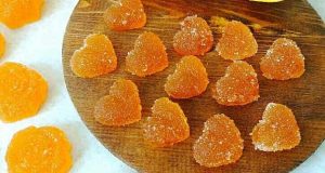 طرز تهیه شکلات ژله ای شکری و خوشمزه پرتقالی در خانه ، دستور تهیه شکلات ژله ای ساده و بازاری در منزل مرحله به مرحله