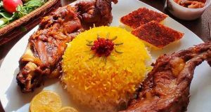 طرز تهیه چلو گردن زعفرانی و خوشمزه به روش رستورانی ، دستور پخت چلو گردن گوسفندی مرحله به مرحله در خانه