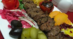 طرز تهیه کباب ترش گیلانی بسیار خوشمزه و رستورانی با ذغال ، دستور تهیه کباب ترش مازندرانی خوشمزه و شمالی مرحله به مرحله با رب انار