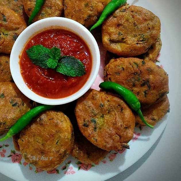 طرز تهیه پاکوره هندی خوشمزه با سس دقوس جنوبی