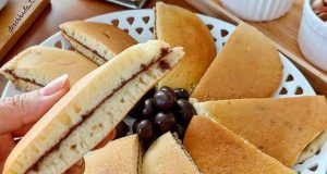 طرز تهیه پنکیک مغزدار شکلاتی و خوشمزه با طعم بسیار عالی