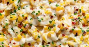 طرز تهیه ذرت خامه ای بسیار خوشمزه با طعم عالی در خانه