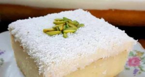 طرز تهیه کیک شربتی نارگیلی خوشمزه به روش مجلسی