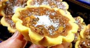 طرز تهیه تارت کارامل گردویی خوشمزه و ساده با بافت عالی