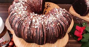 طرز تهیه کیک نوتلا خوشمزه و خانگی به روش کافی شاپی