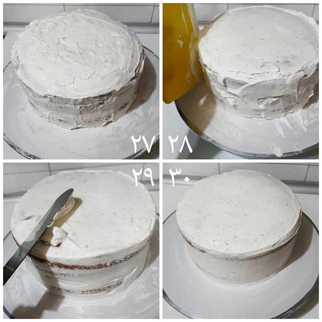 طرز تهیه کیک یلدایی جدید