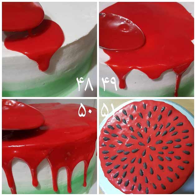 طرز تهیه کیک یلدایی