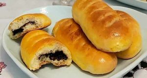 طرز تهیه نان شکلاتی ساده و بسیار خوشمزه برای صبحانه ، دستور پخت نان شکلاتی خوشمزه و خانگی مرحله به مرحله تصویری