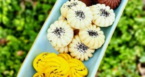 طرز تهیه شیرینی برنجی بدون فر خوشمزه در 3 طعم و رنگ ، دستور پخت شیرینی برنجی رزا منتظمی به روشی قزوینی، شمالی و کرمانشاهی بدون فر در ماهیتابه دو طرفه، دستور تهیه شیرینی برنجی با پیمانه لیوان در توستر و فر