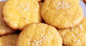طرز تهیه شیرینی پرتقالی ساده و خوشمزه برای عید نوروز ، دستور پخت شیرینی پرتقالی فرانسوی بدون فر با شیر و گردو با ماست مرحله به مرحله