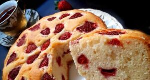 طرز تهیه کیک توت فرنگی خوشمزه و خانگی با طعم بی نظیر