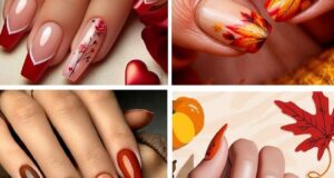 طرح ناخن پاییزی ، 20 مدل مینیمال ساده و شیک دخترانه که باید حتما ببینید !