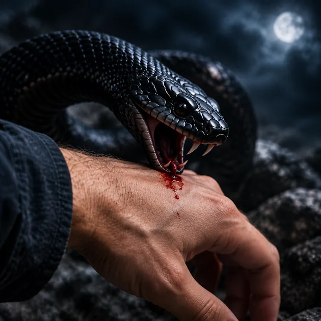 تعبیر خواب نیش زدن مار به دست