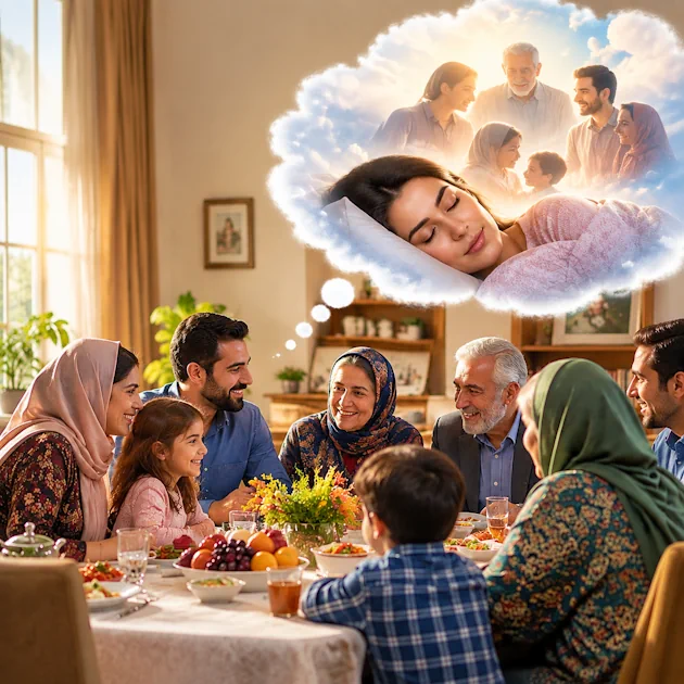 تعبیر خواب دیدن فامیل و اقوام؛ معنی دیدن فامیل پدری و مادری در خانه و مهمانی